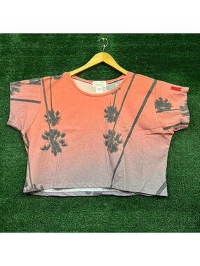 Michelob Ultra x Maluma orange/purple Oversized Crop Top Size Large